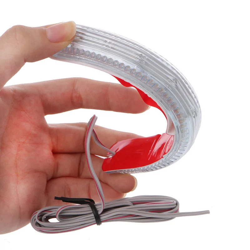 2 шт./партия, универсальные желтые индикаторы для зеркала заднего вида