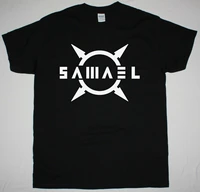 samael logo black t shirt the kovenant moonspell pain gothminister