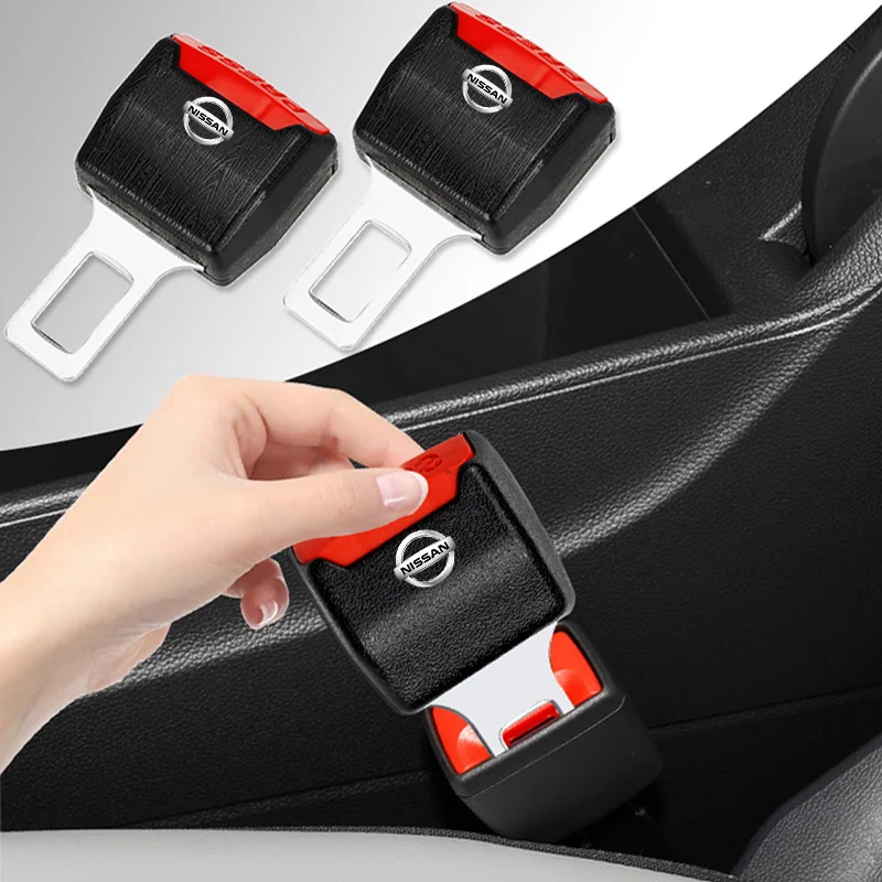 

Car Seat Belt Clip Extender Safety Seatbelt Lock Buckle Plug for Nissan Qashqai J11 J10 Juke Tiida Rogue XTrail T32 T31