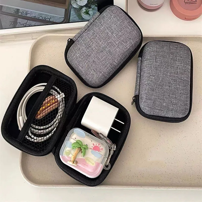 1/2 шт. портативный жесткий чехол для наушников