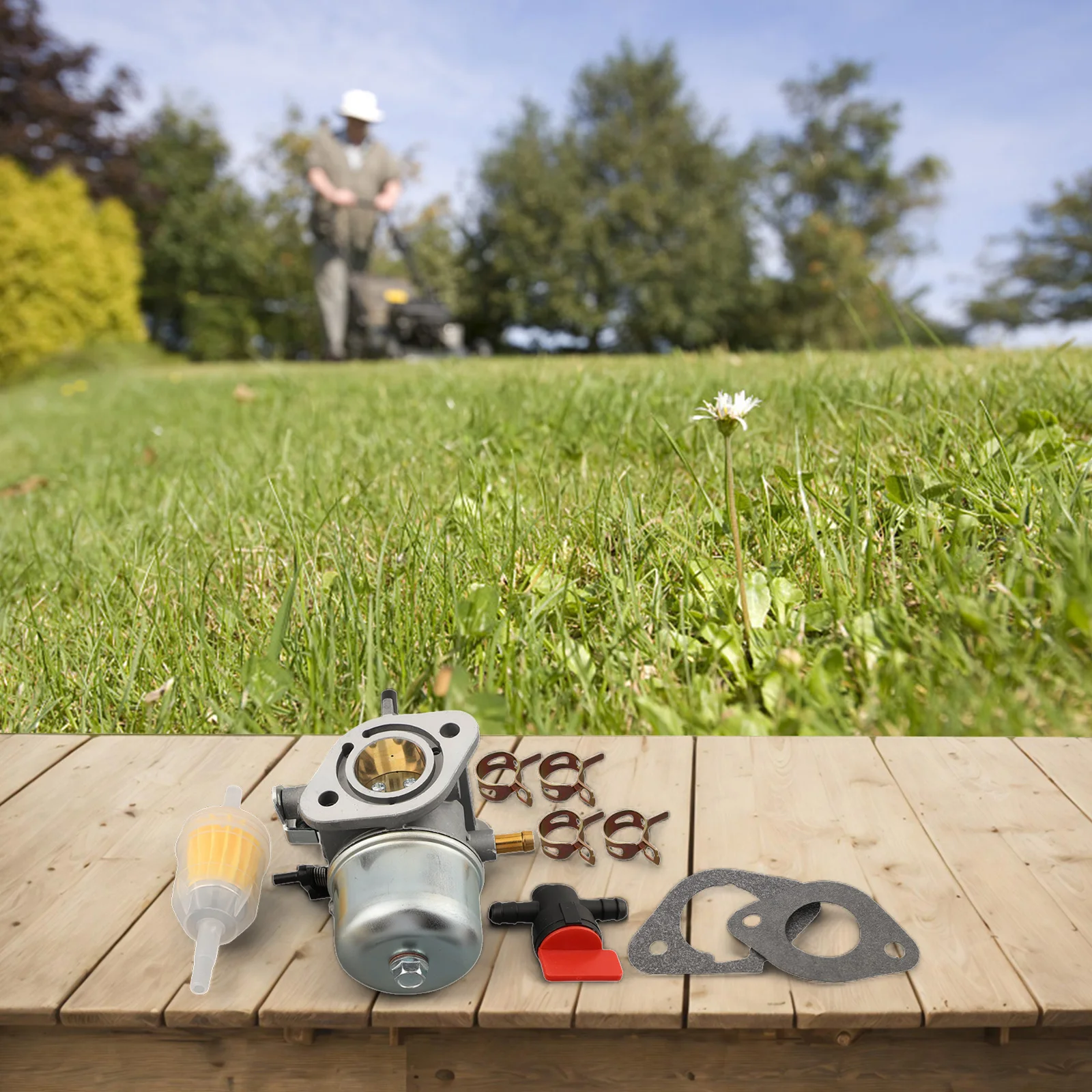 Садовые товары для улицы детали газонокосилки карбюратор двигатель FH430V 15003-7047