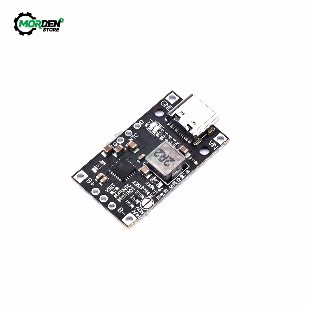 

Type-C USB Input High Current 3A Polymer Ternary Lithium Battery Fast Charger Board IP2312 CC/CV Mode 5V To 4.2V QC3.0 Power Kit