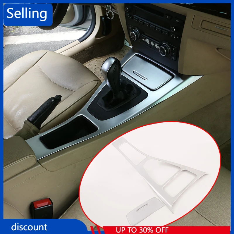

For BMW E90 E92 2005-2012 3 Series Left Hand Drive ABS Matte Center Console Gear Shift Frame Car Accessories fast ship
