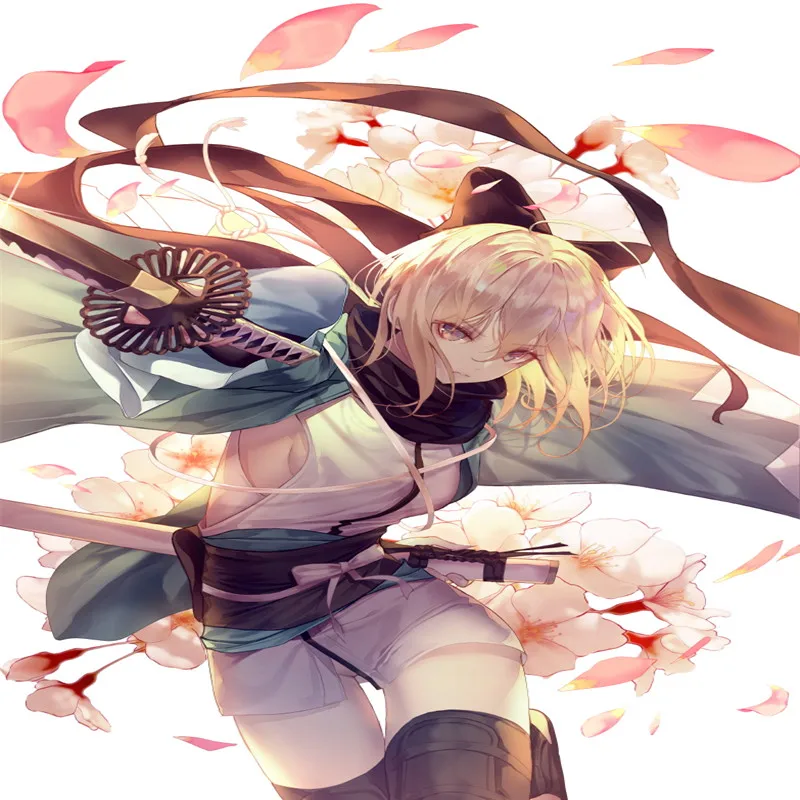 Косплей Аниме игра Hakuouki 3 стиль Okita Souji Katana деревянный меч реквизит ролевая модель