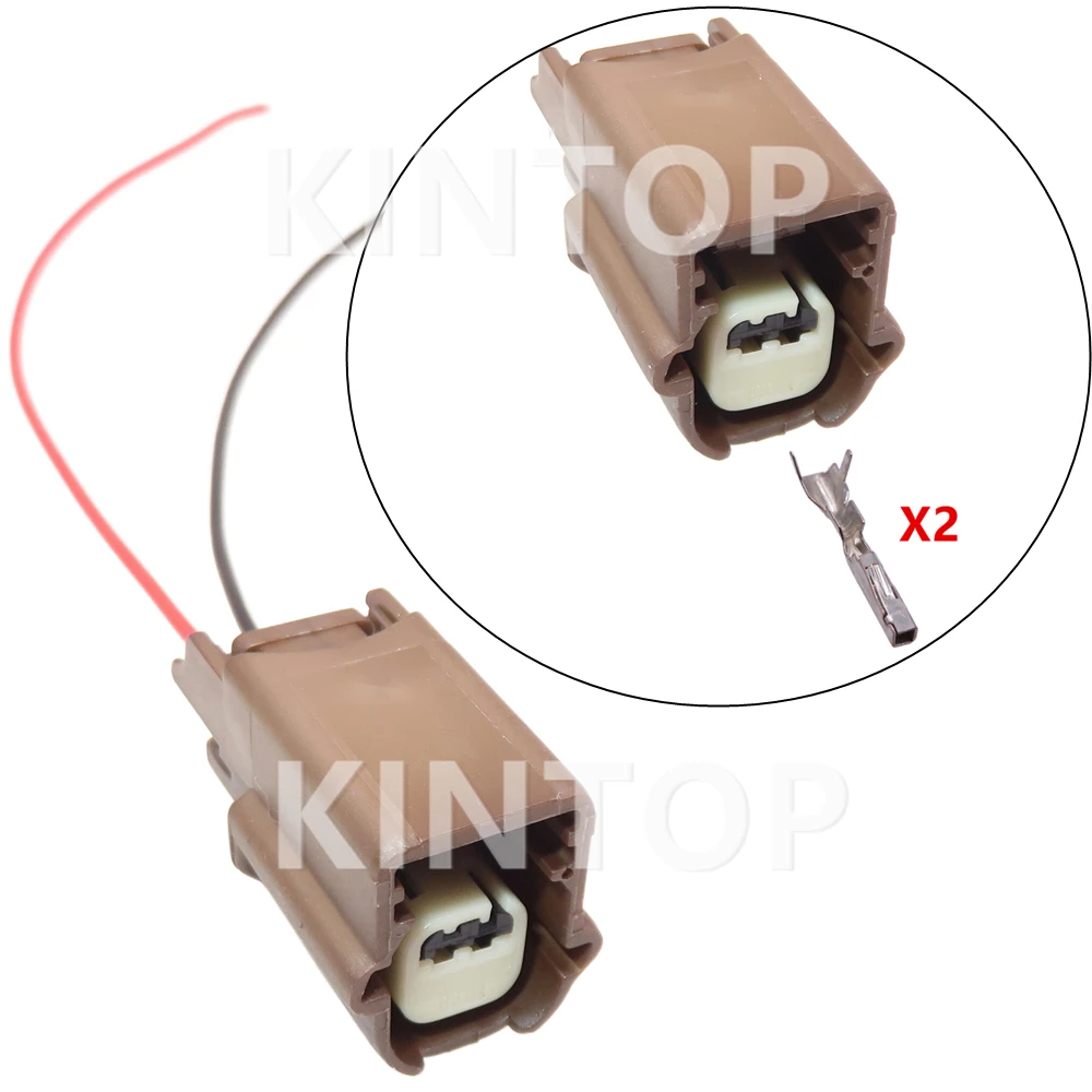 

1 Set 2 Pins Car Wire Cable Connectors Automobile Plastic Housing Socket