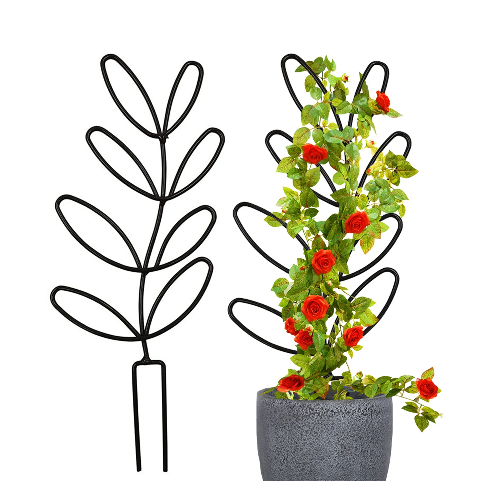 

Решетка для выращивания растений в горшках, решетка для поддержки растений в форме листьев для комнатных и уличных мини-подъемников «сдела...