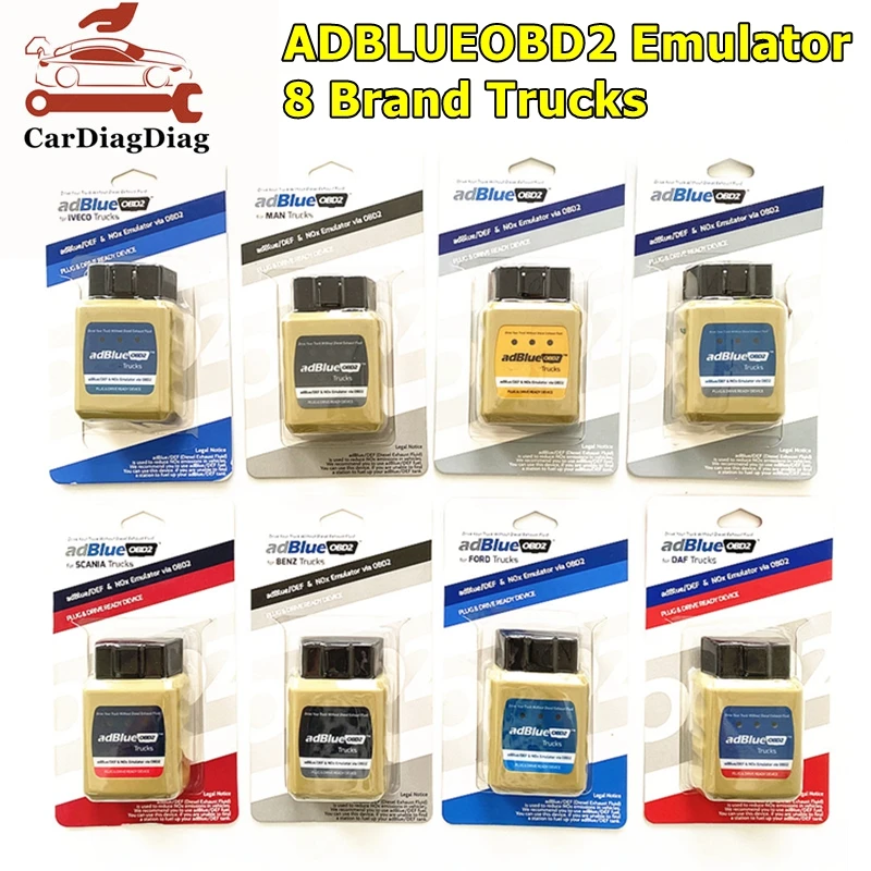 Эмулятор AdblueOBD2 для DAF/Benz/Renault/Scania/Man/Iveco/FORD Adblue OBD2, простая установка, подключение и привод
