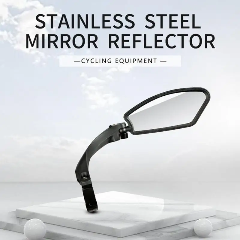 

Motorcycle Front Rearview Side Mirror Motorbike Adjustable Handlebar Side Mirror Universal Shatterproof Side Mirror For Bikes