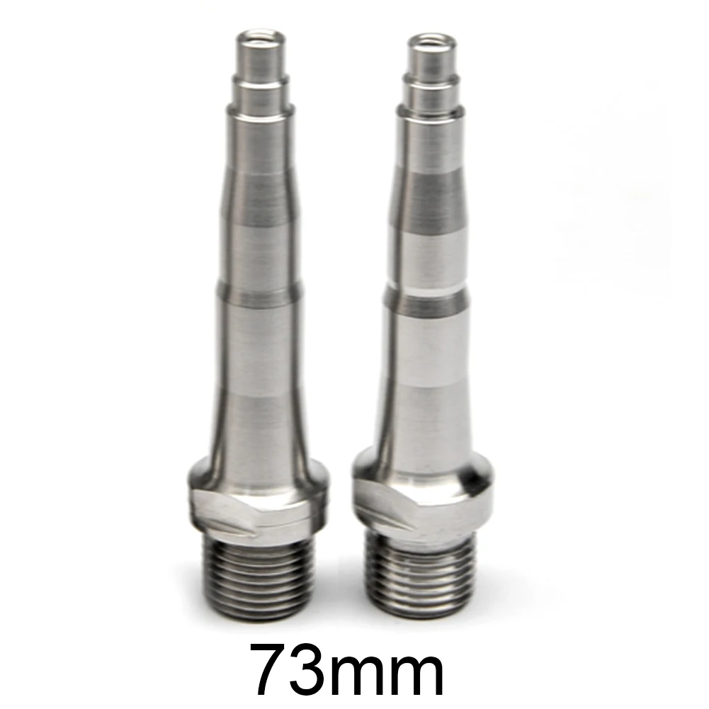 

1pair Outdoor Cycling Pedal Axles Lightweight Easy Install Universal Multifunction Titanium Alloy Non Fading Replacement Parts