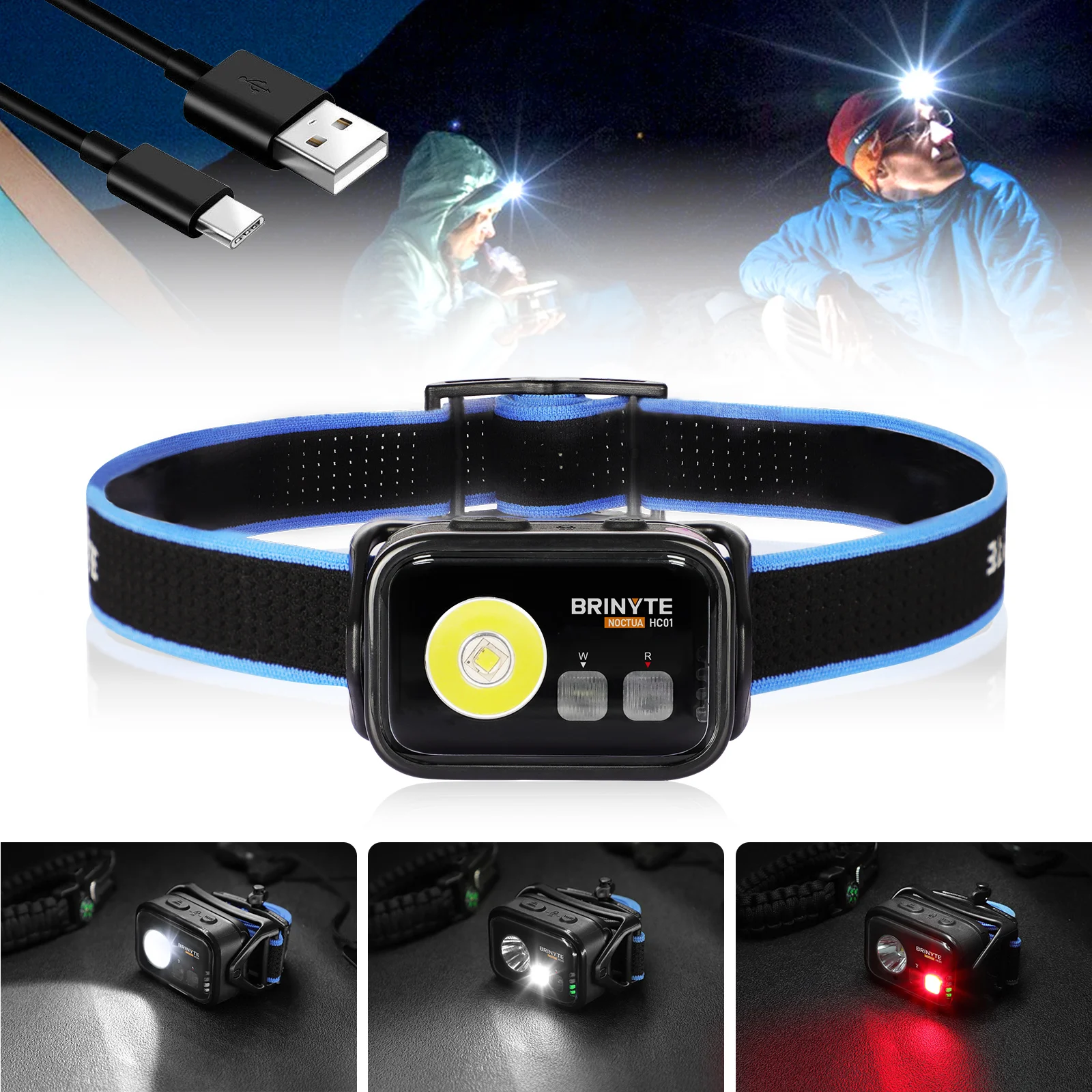 

Brinyte HC01 налобный фонарь