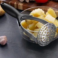 useful lightweight simple cleaning manual anti skid potato presser for restaurant potato smasher potato masher