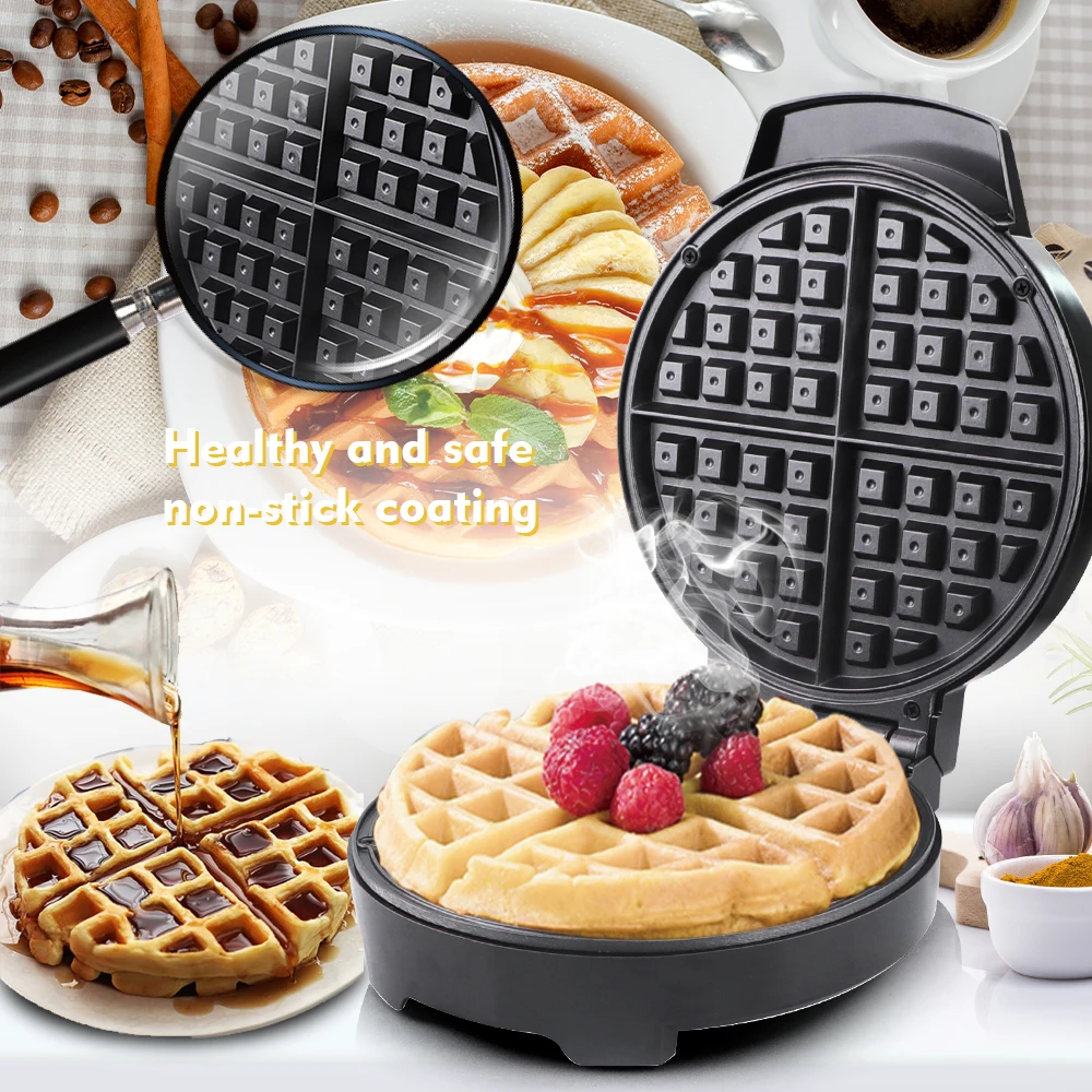 Home use Mini household waffle maker waffle machine breakfast egg pancake machine sandwich machine bread maker