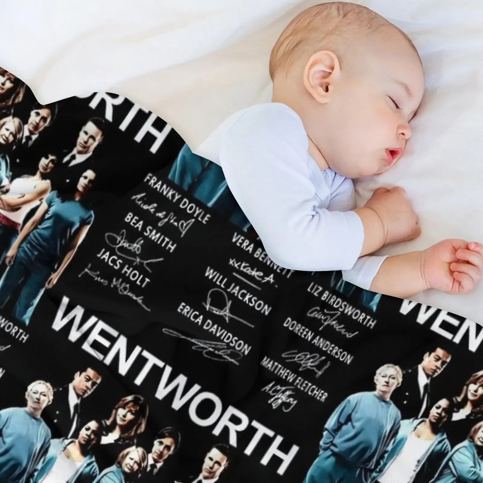 # Одеяло с надписями персонажей фильмов Wentworth полярные одеяла
