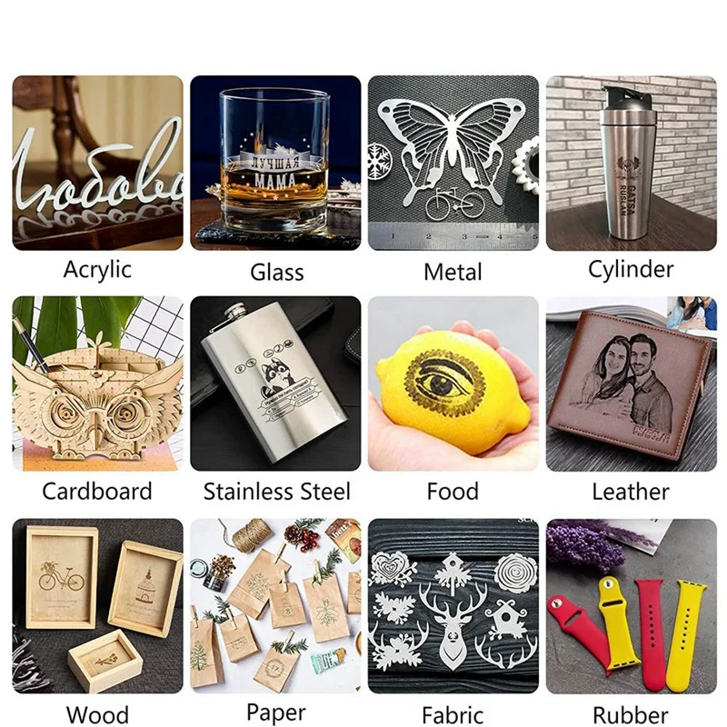 40 Вт модуль с воздушным помощником 450 нм гравировальный головкой 10 оптическая