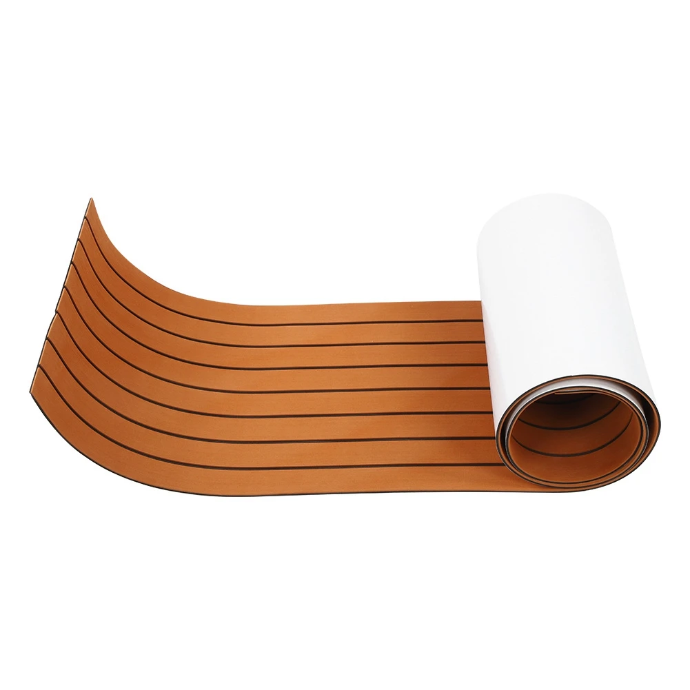 

Adhesive EVA Foam Boat Flooring Mat Non-Slip Brown Marine Yacht Decking Pad 240x45x0.6cm eva eva