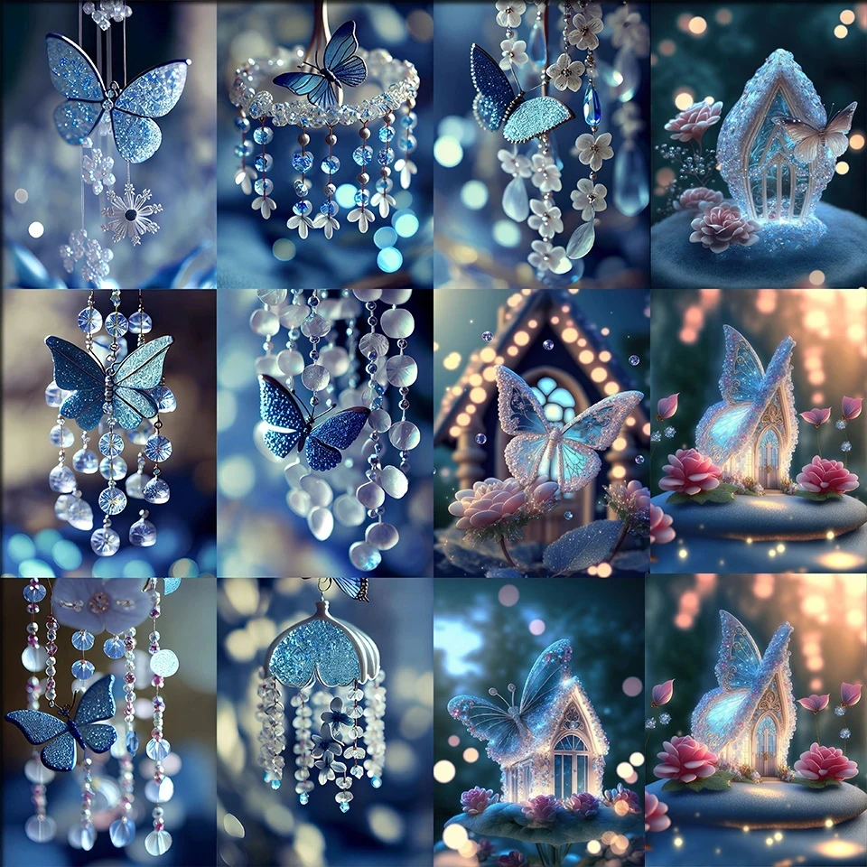 

Алмазная 5D картина «Снежная мечта», Сказочный Дом «сделай сам», полная Алмазная мозаика, вышивка крестиком, Набор для вышивки фотографий X1027