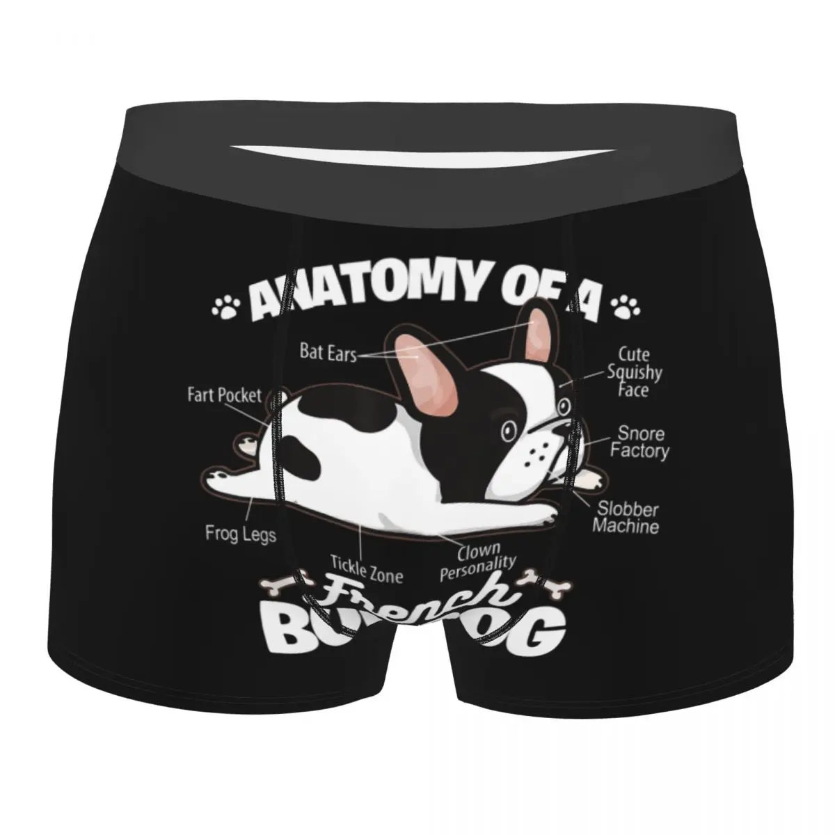 

Мужское нижнее белье с рисунком французского бульдога