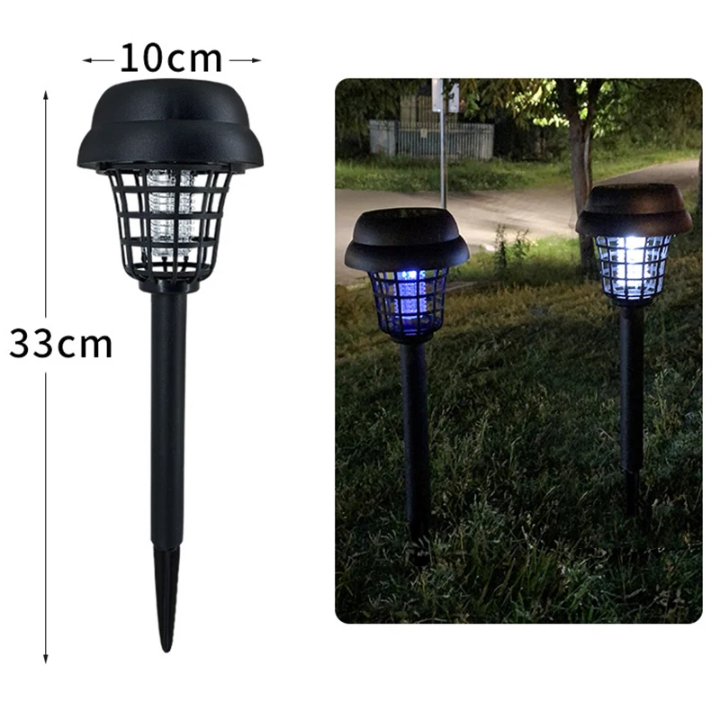 Ловушка для комаров на солнечной батарее садовый светильник газона Отпугиватель