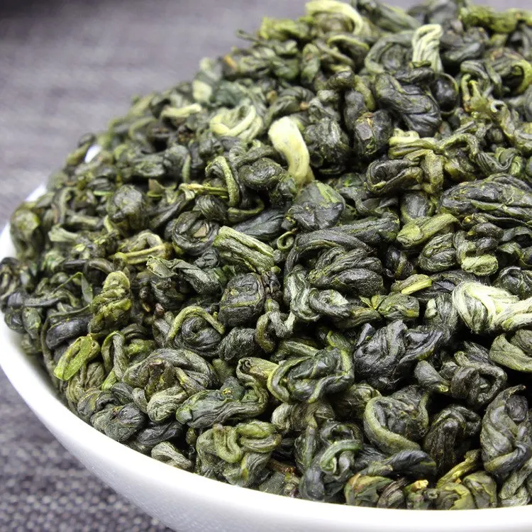 

2022 Yunnan BIG LEAF GREEN TEA Without Teapot Chun Bi Luo New Early Spring Tea for Weight Loss No Tea Pot