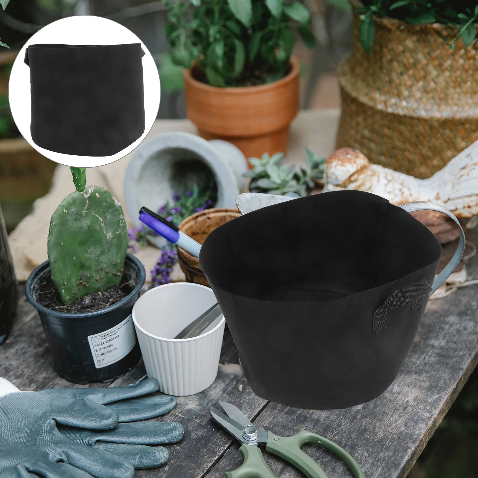 

Gardening Plant Growing Bag Fabric Pots Non-Woven Cloth Nursery Bag Ventilated Planter Vegetable Flower Pot Garden Tools