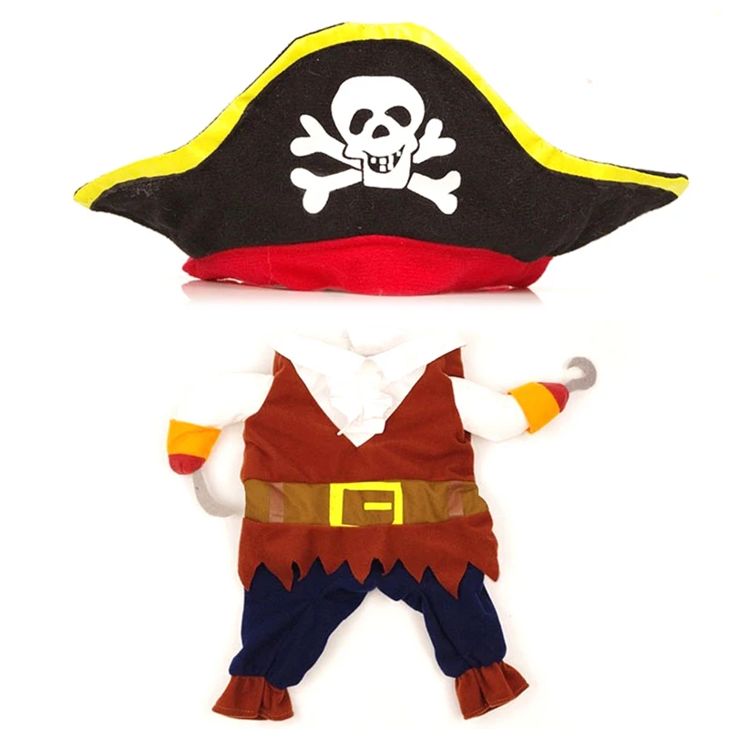 Funny Pet Clothes Cosplay Pirate Dog Cat Party Cute Costume Clothing Comfort For Small Medium |