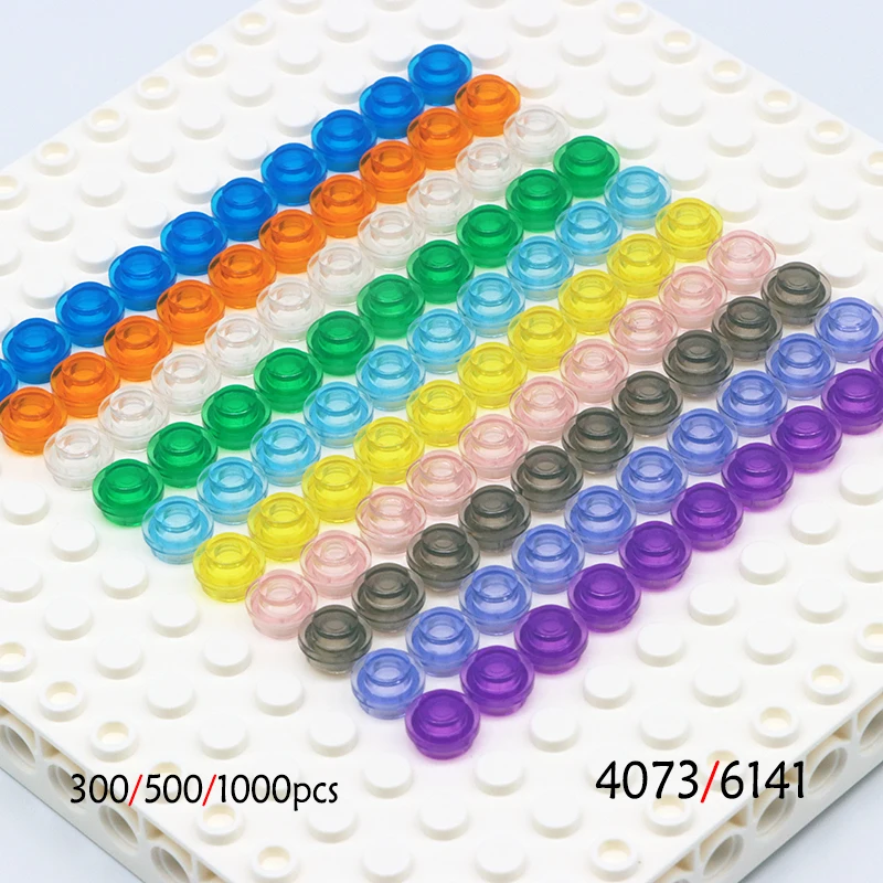 Aquaryta 300/5001000 шт. 1x1 прозрачные круглые строительные блоки аксессуары частицы