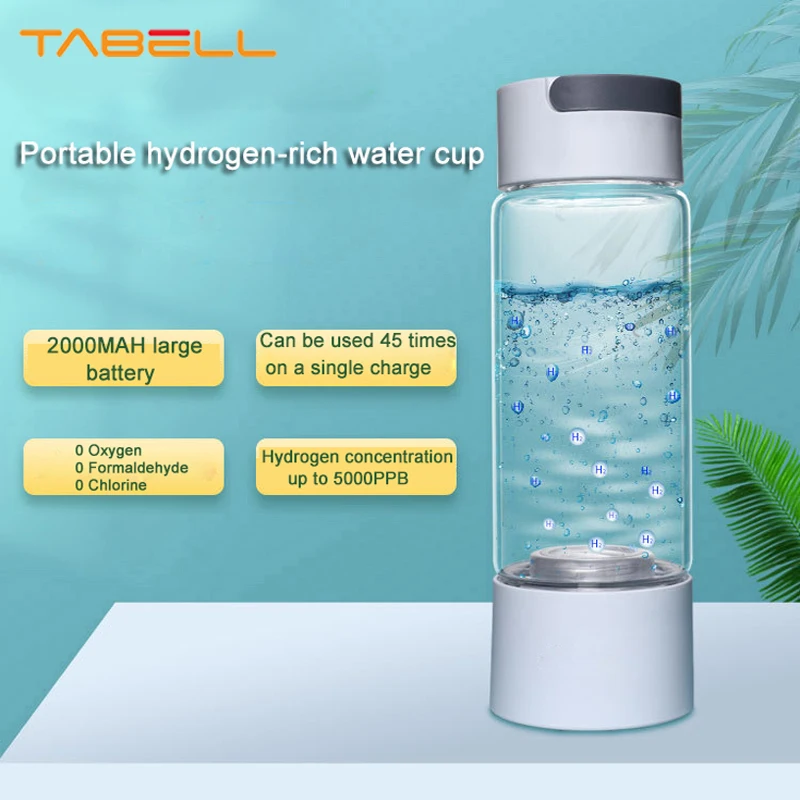 

TABELL Hydrogen Water Bottle Low-Frequency Quantum Hydrogen And Oxygen Water Cup Health Care Rehabilitation Function Portable