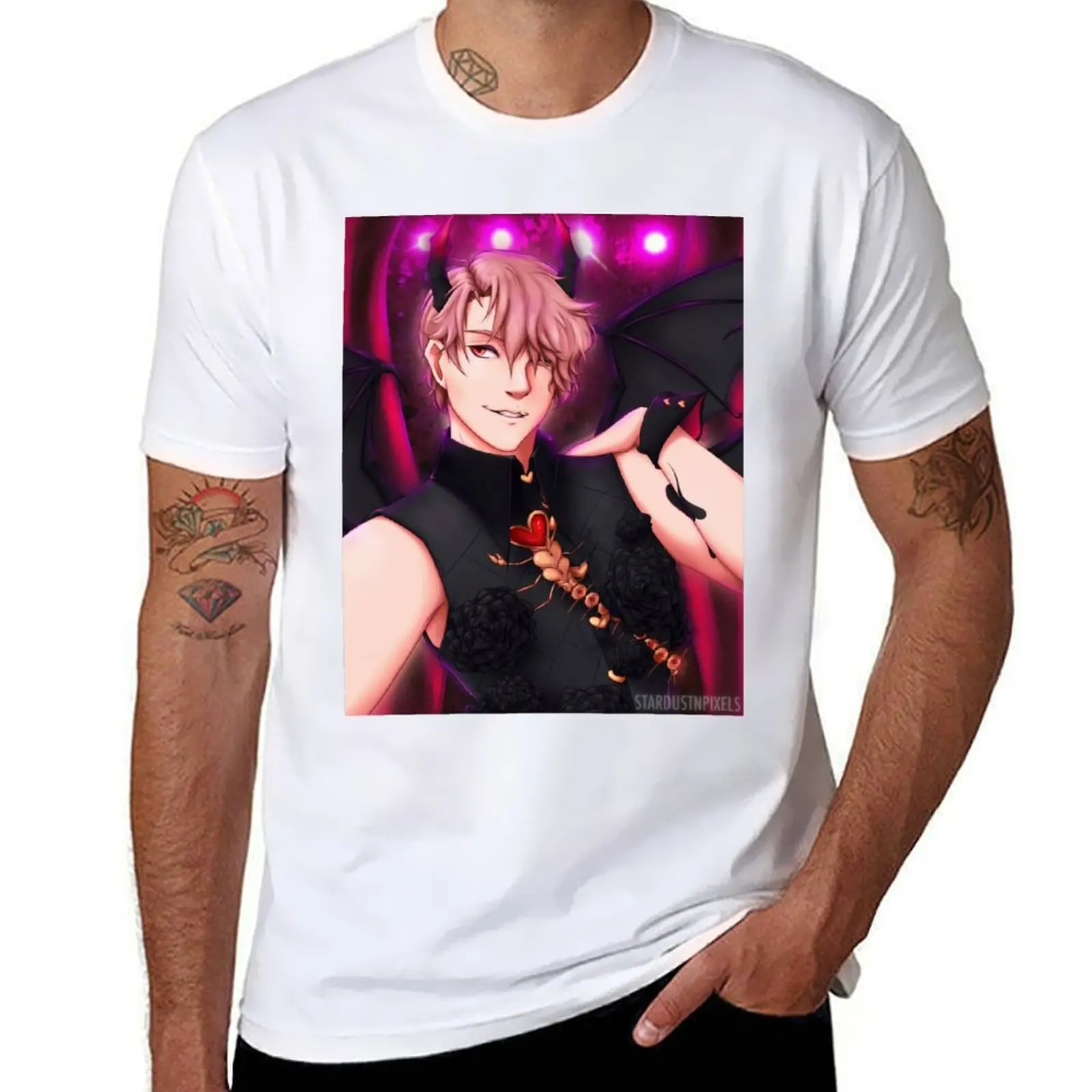 Футболка Asmodeus модные рубашки мужская футболка с заготовками