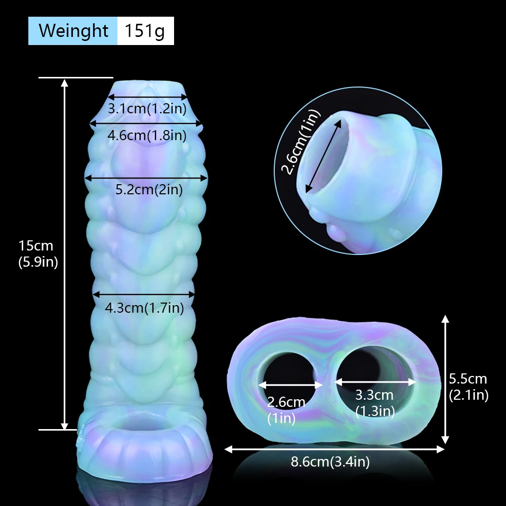 YESBUY Fantasy Dragon Sheath Monster Lotus Color Dildo Sleeve Stimulator Секс-игрушка Мужской удлинитель члена