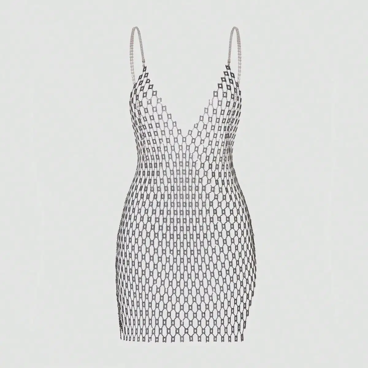 Женское сексуальное Сетчатое Прозрачное платье блестящее женское с вырезами