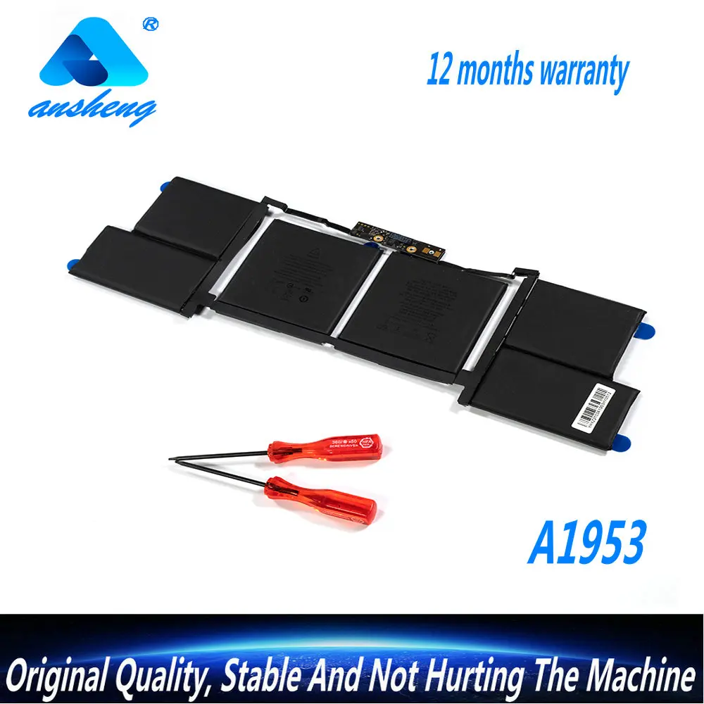 

Genuine A1953 Laptop Battery For Apple Macbook Pro A1990 15 inch Touch Bar 2018 2019 Year EMC3215 EMC3359 MR962LL 11.4V 83.6Wh
