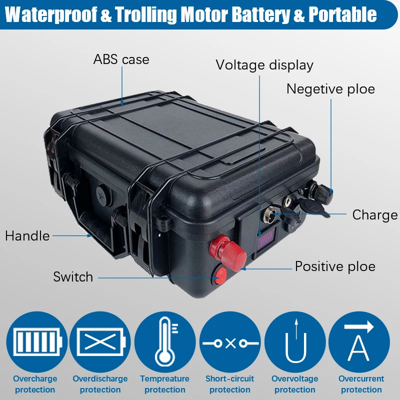 

Competitive Price 80ah 100ah 120ah 150ah LiFePO4 Battery Pack with Charger for Solar System Rv Electric Car Scooter Motorcycle