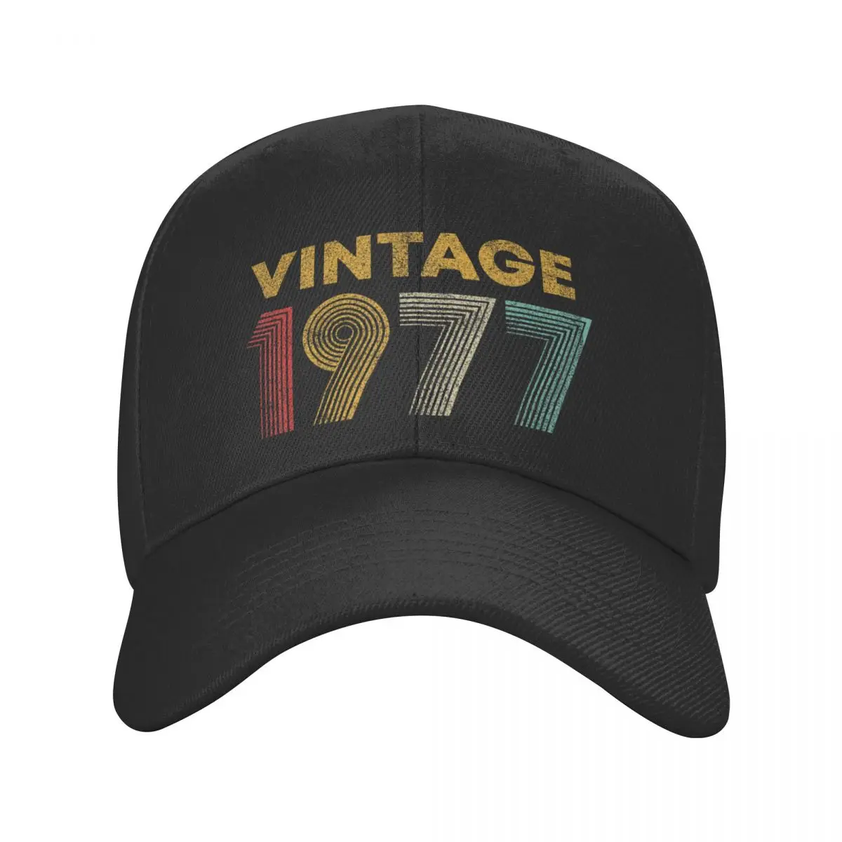 

New Vintage 1977 Baseball Cap Men Women Adjustable Born in 1977 45rd Birthday Gifts Dad Hat Streetwear Snapback Summer Hats