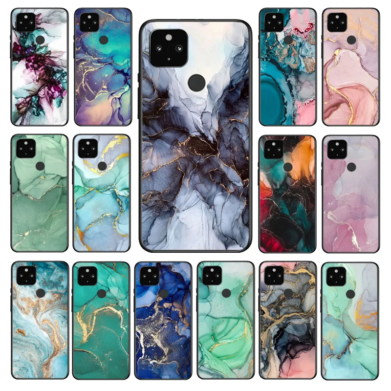 

Colorful Blue Pink Green Marble Phone Case for Google Pixel 7 Pro 7 6A 6 Pro 5A 4A 3A Pixel 4 XL Pixel 5 6 4 3 XL 3A XL 2 XL