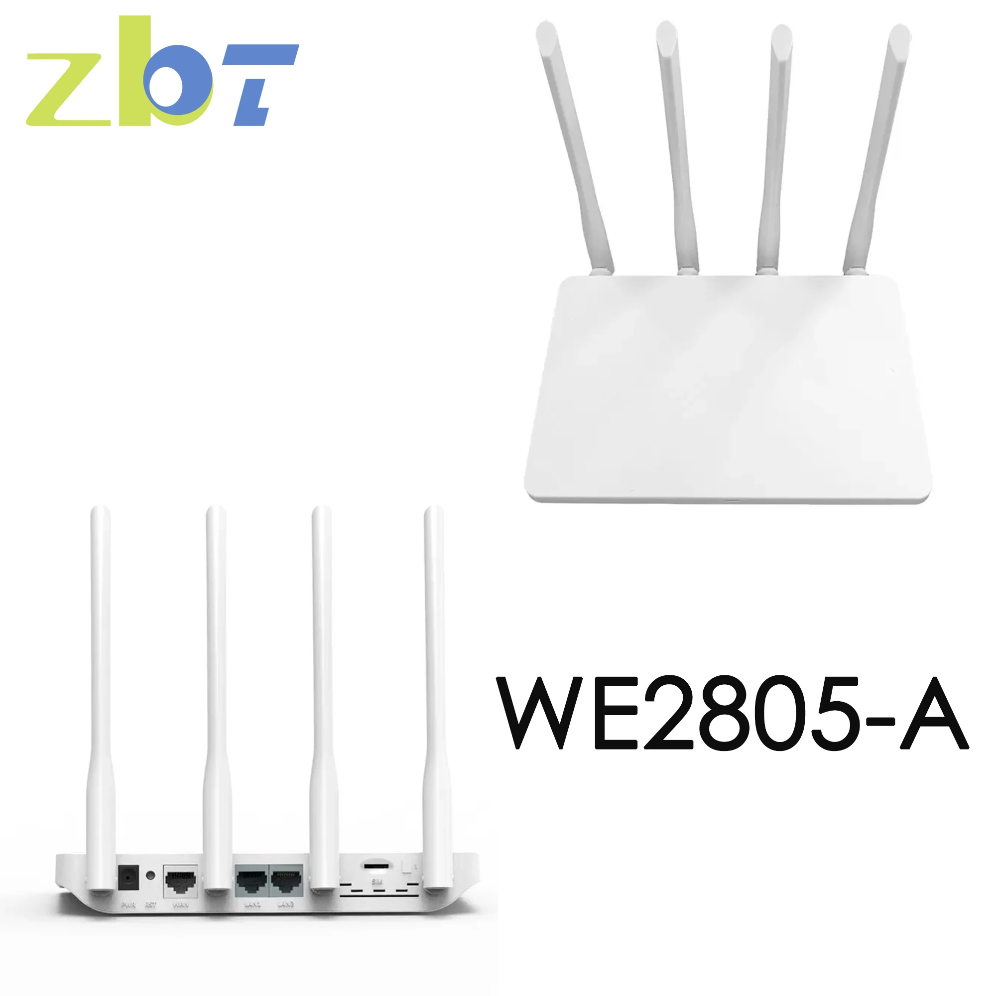 ZBT LTE 4G Wifi Router SIM Card Slot RJ45 LAN EC200T-EU Modem 300Mbps Wireless Roteador Frequency Range B28 B20 B8 images - 6