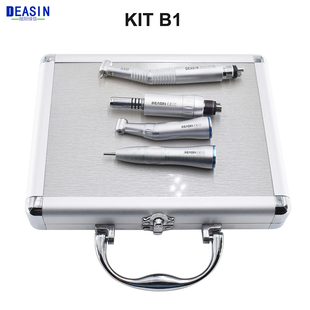 

Dental E-generator LED High Speed and Inner Water Low Speed Handpiece Kit 2/4Hole Dentist Dental Equipment Tools
