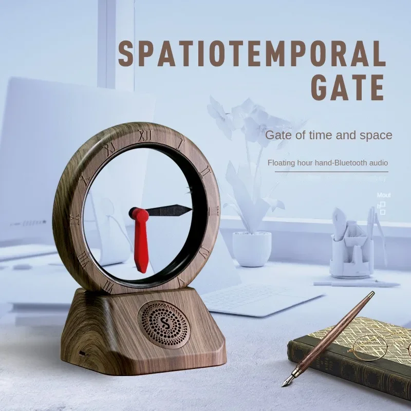 

Креативные Bluetooth-колонки в стиле ретро с винтажными часами, стрелками и отображением времени, дизайн двери