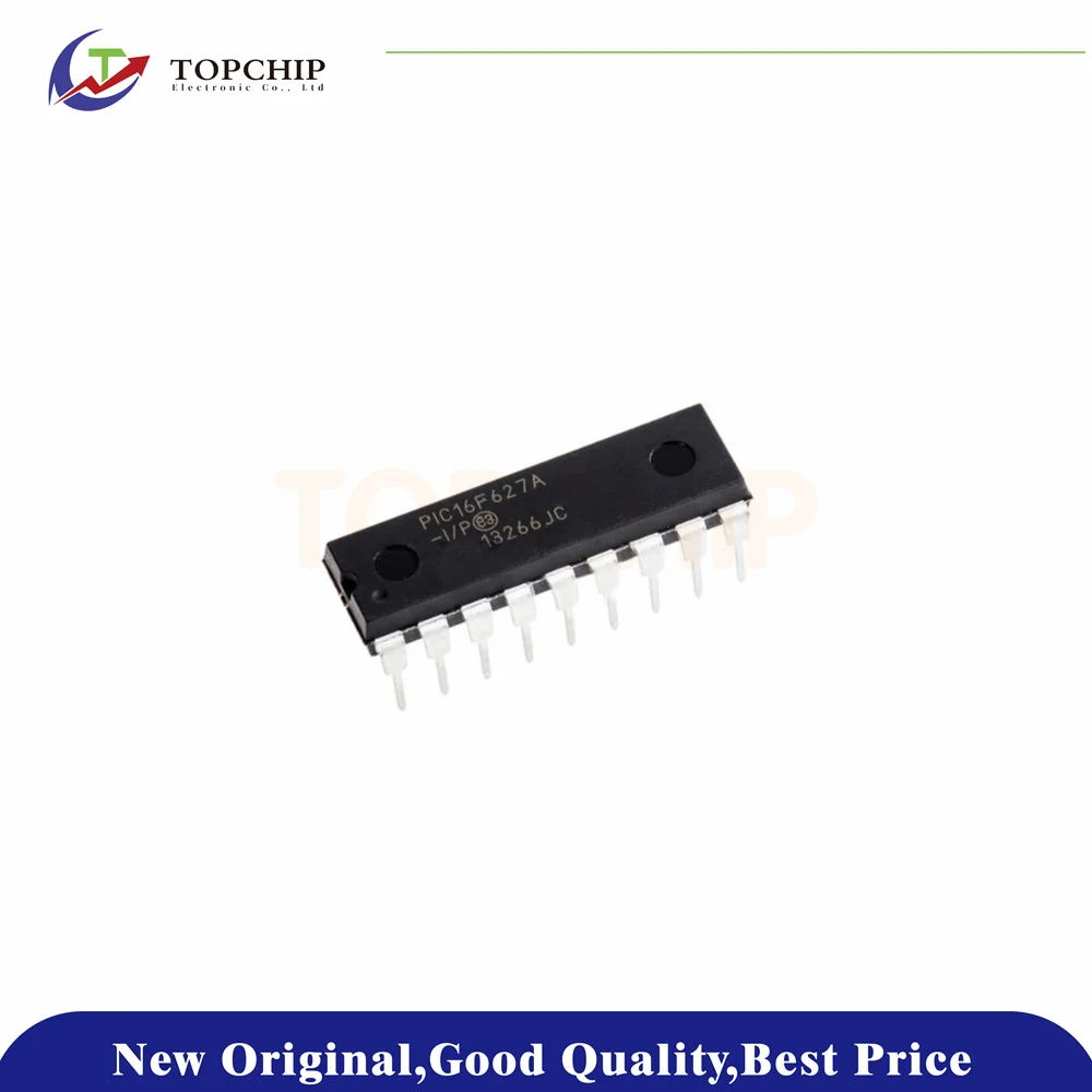 

1Pcs New Original PIC16F627A-I/P PIC 20MHz 1.75KB 16 DIP-18 Microcontroller Units (MCUs/MPUs/SOCs)