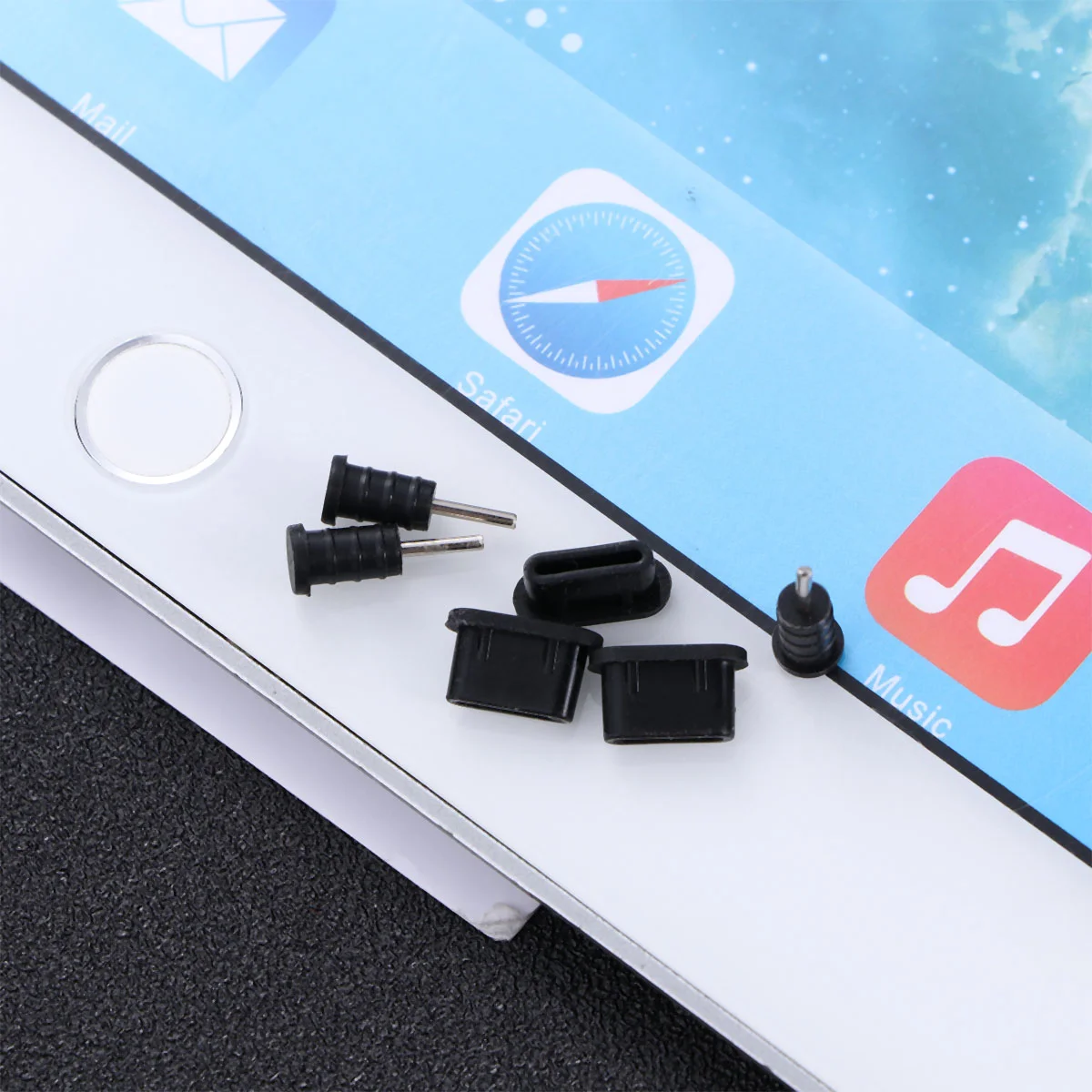 

Plug Usb C Cover Porttype Charging Plugs Micro Anticell Cleaning Captool Headphone Pinjack Protectorkit Capsusbc Charms Or
