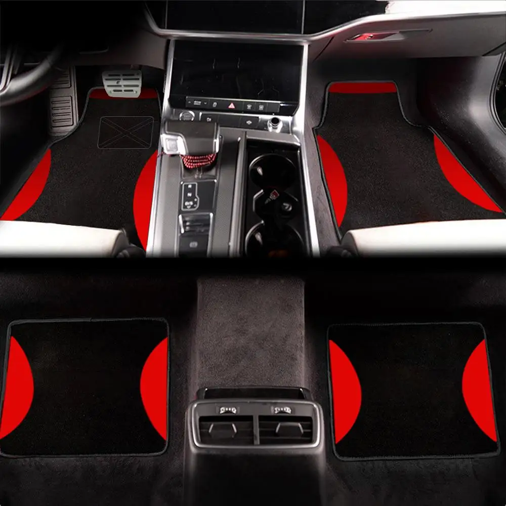 

4PCS/Set Universal Car Floor Mats For All Model Front & Rear Carpet Mat Foot Pads Protector Car Accessories