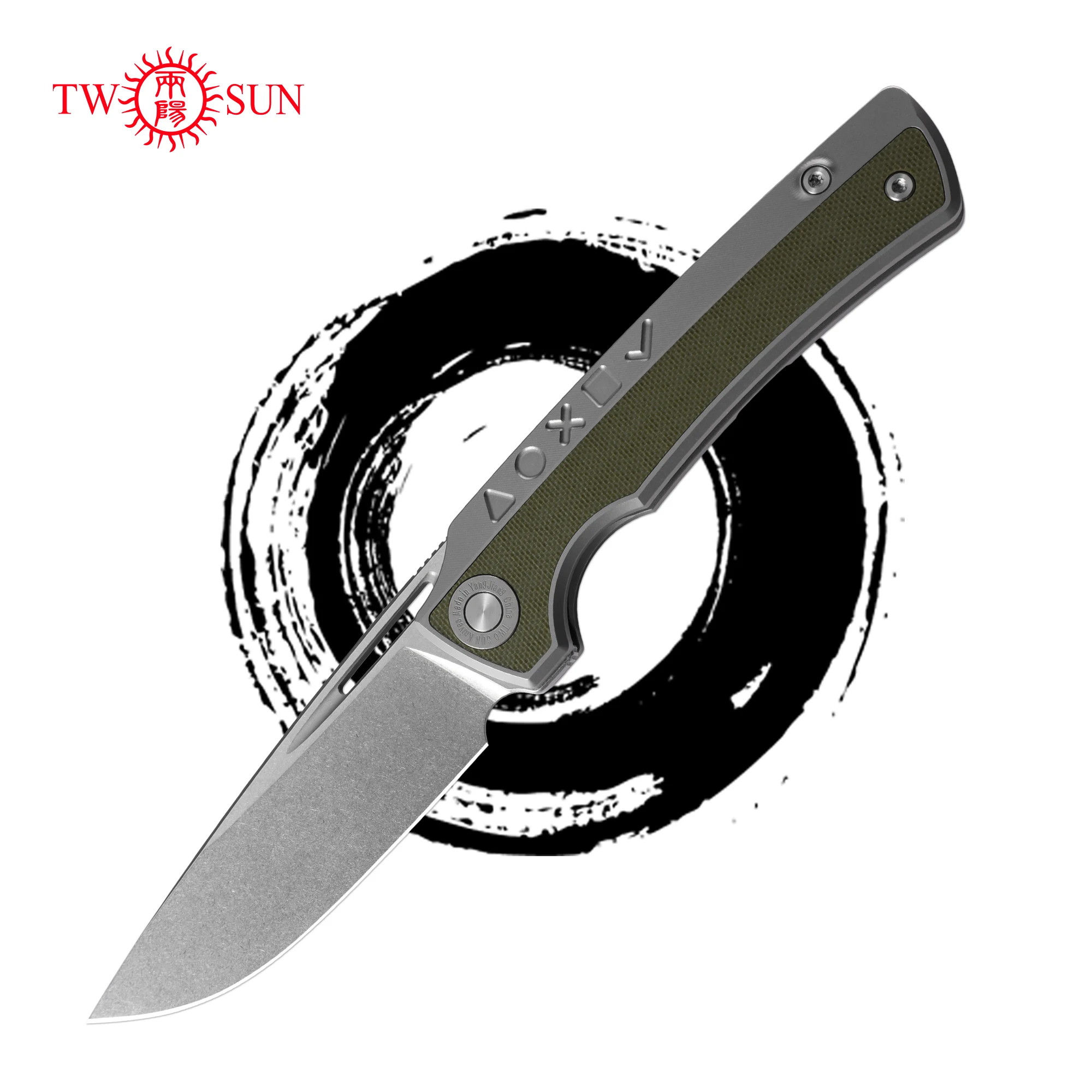 Два складных ножа SUN TS471 Pocketknives повседневное снаряжение для мужчин рыболовный нож