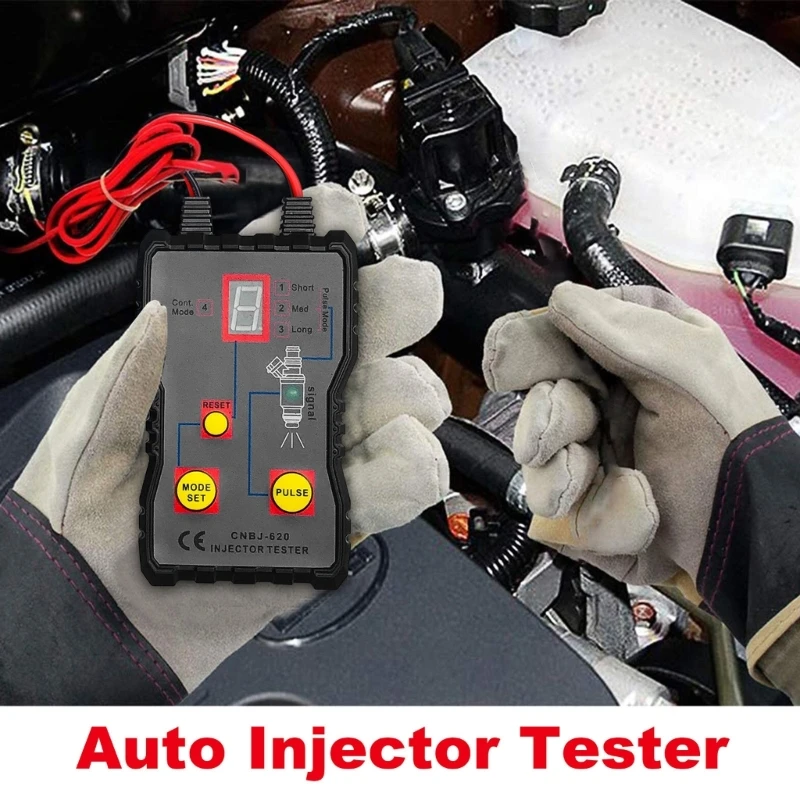 

Fuel Injector Tester & Adapter for Diagnosis and Cleaning of Injectors DIY Battery System Scan Tool D7YA