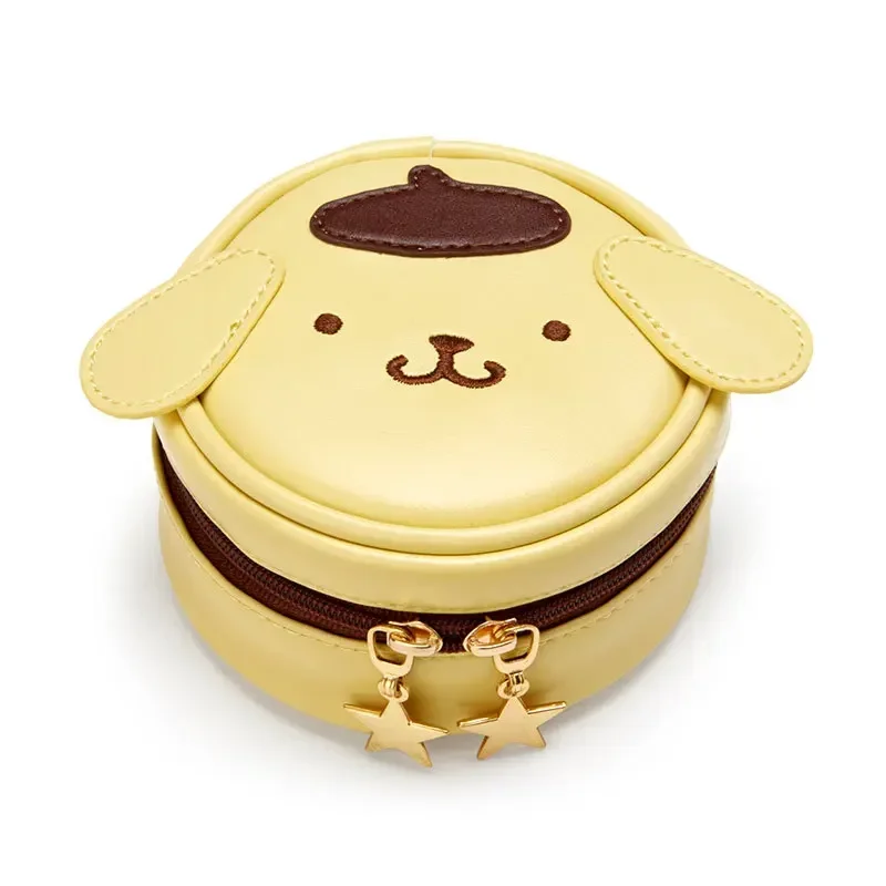 Милая Sanrio аниме серия Cinnamoroll Kuromi My Melody Pom пурин Хелло Китти круглая коробка для