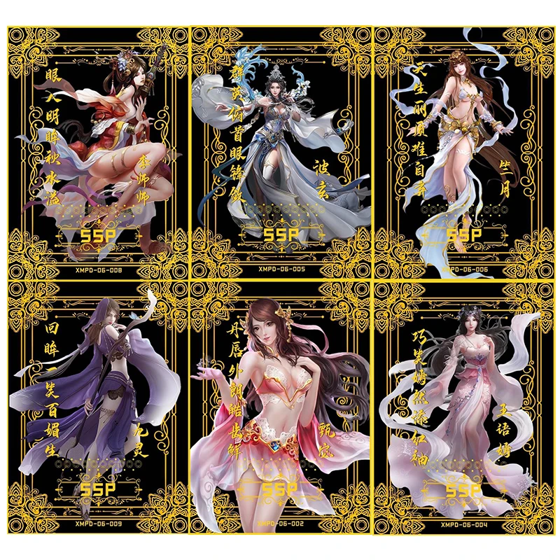 

Anime Goddess Story Hot Stamping Laser Ssp Flash Card Wang Yuyan Zhen Mi Collection Toy Solitaire Christmas Birthday Present
