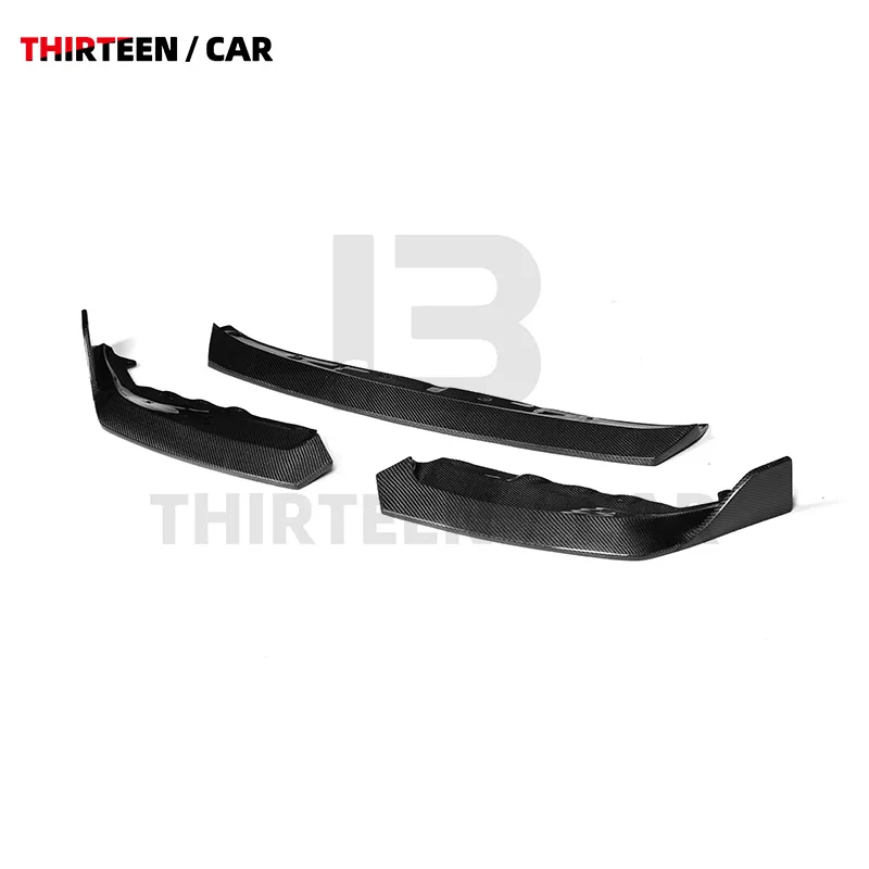 Фото Передняя губа из углеродного волокна для BMW M2 G87, комплект кузова 2023-2025, передний диффузор в стиле TR №5
