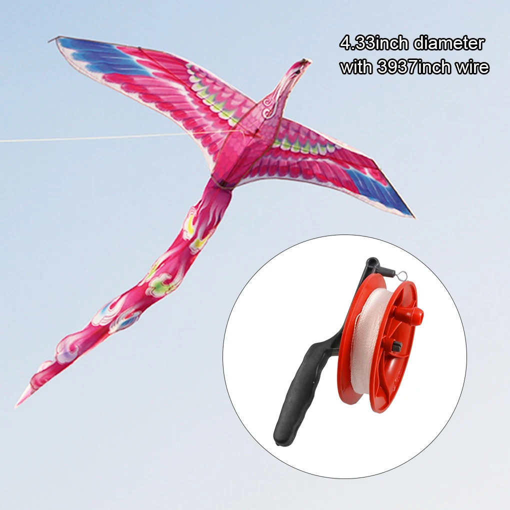 

100M Flying Kite Lines Plastic Winder Round-shape String Man-carried Outdoor Tools Long Wear-resistant Twisted Axis
