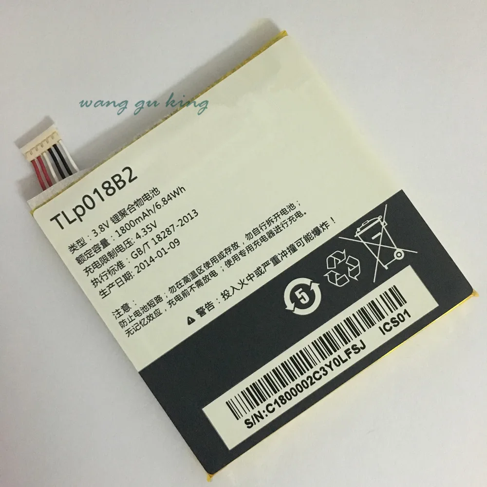 Новая батарея TLp018B2 1800mAh 3.8V высокого качества Li-ion для Alcatel One Touch Idol 6030 OT-6030D OT-6030X on