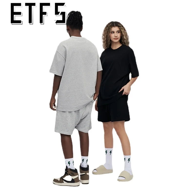 

2023 Summer 360g Heavyweight FOG Color Basic Shorts Street Loose Fashion Brand Capris for Men