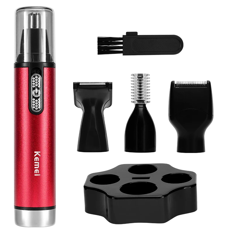 

4 In 1 Ear Nose Hair Trimmer Clipper Professional Painless Eyebrow and Facial Hair Trimmer for Men Women Hair Removal Razor