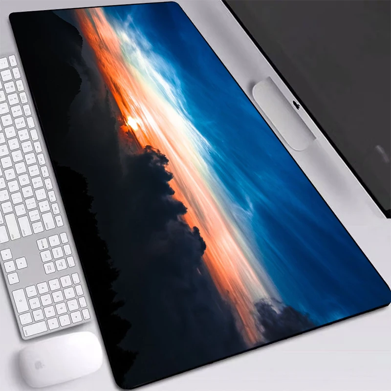 

Sunset Printed Mouse Pad Large Size 30*60/30*70/30*80 Custom HD Wallpaper Mats Personality for Gamer Gaming Mice Pad In Stock
